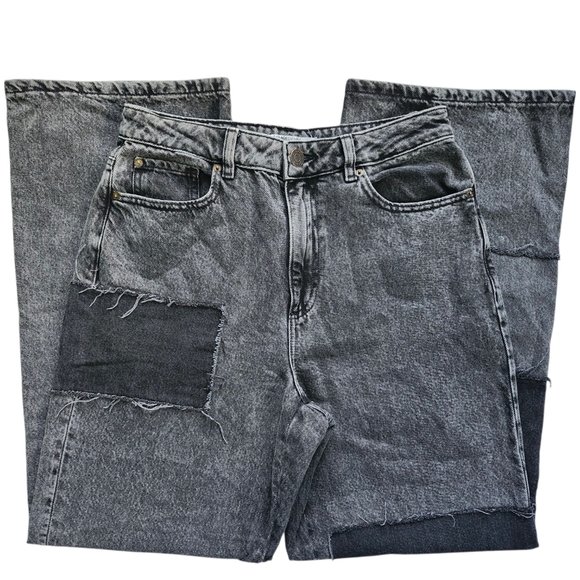 Garage Street Wide Leg Patchwork Jeans - Picture 6 of 8